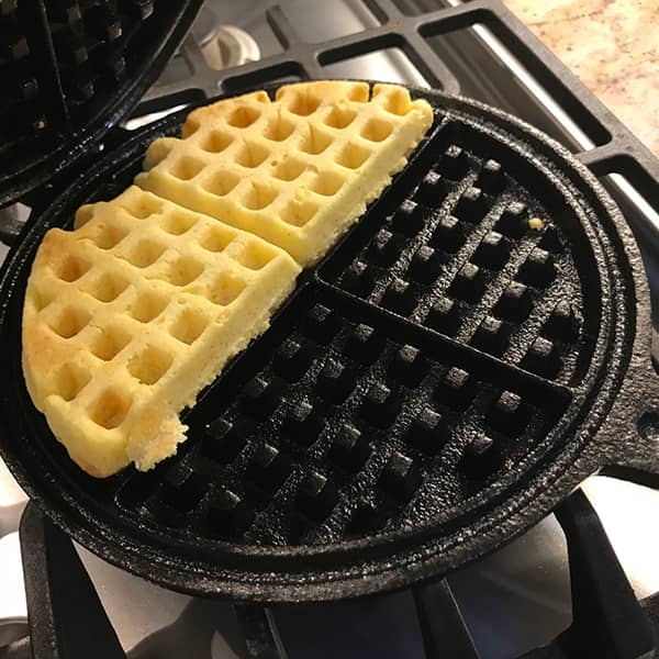 Stovetop Cast Iron Waffle Maker, Cast Iron Lehman's
