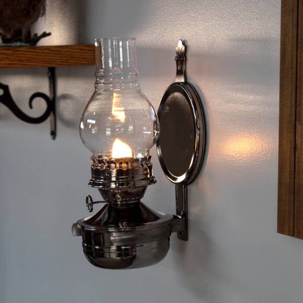 Woodshed Wall Mounted Oil Lamps Lehman's