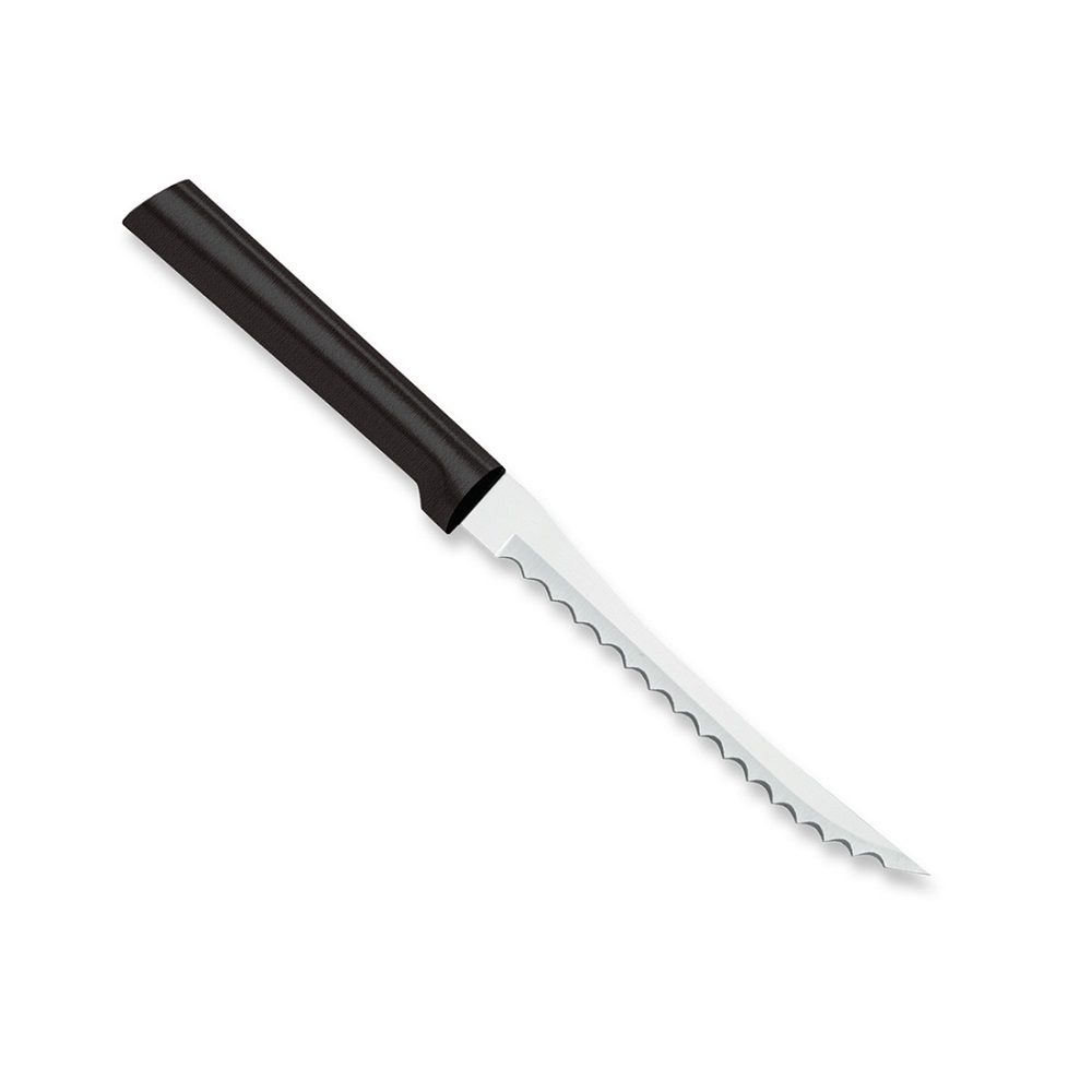 Black Handle Tomato Slicer Knife W226 - Dutchman's Store