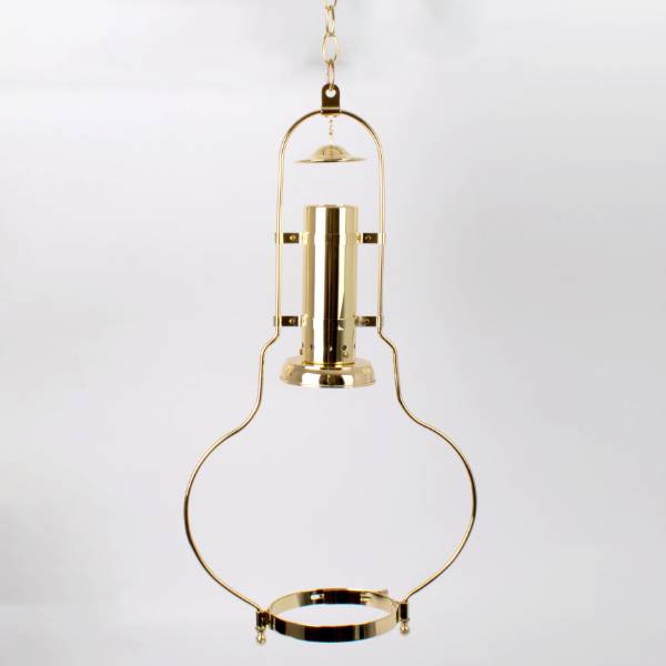Aladdin Deluxe Hanging Lamp Frame - Brass