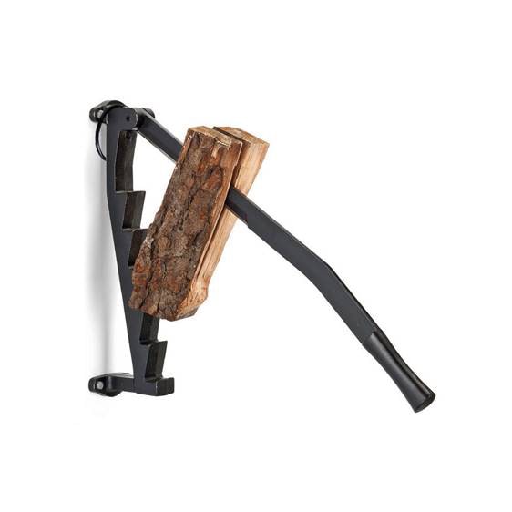 Wall-Mounted Kindling Splitter