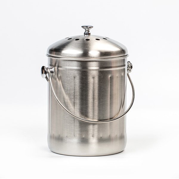 Stainless Steel Odor-Free Compost Pail