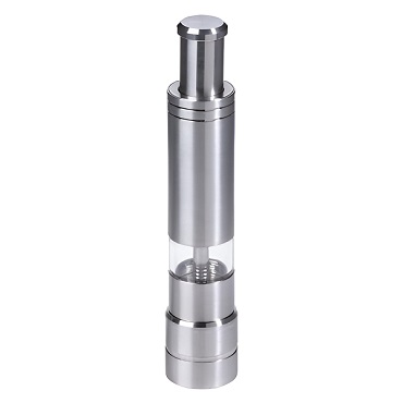 Pump and Grind Pepper Mill - Stainless Steel