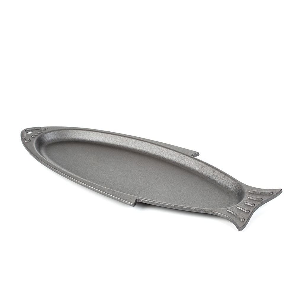 Cast Iron Fish Pan with Lid