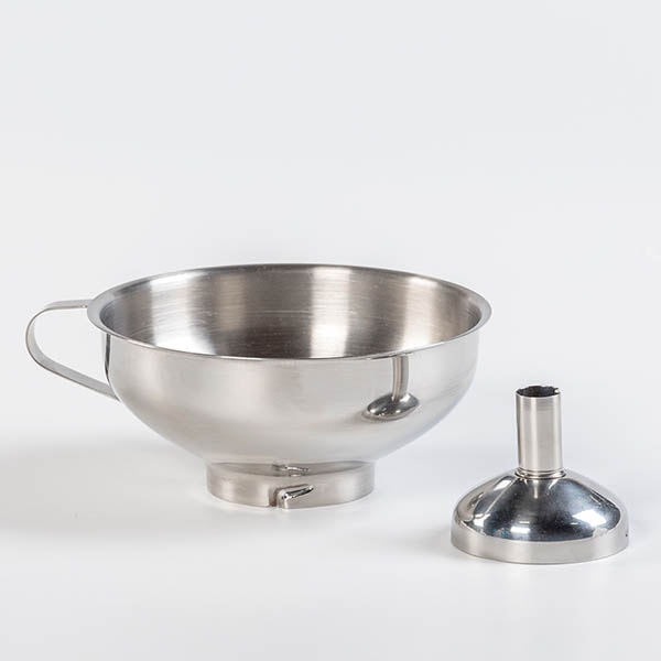 Stainless Steel Funnel with Removable Spout