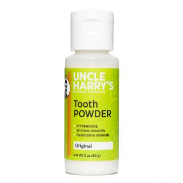 Uncle Harry's Natural Tooth Powder - 2 oz