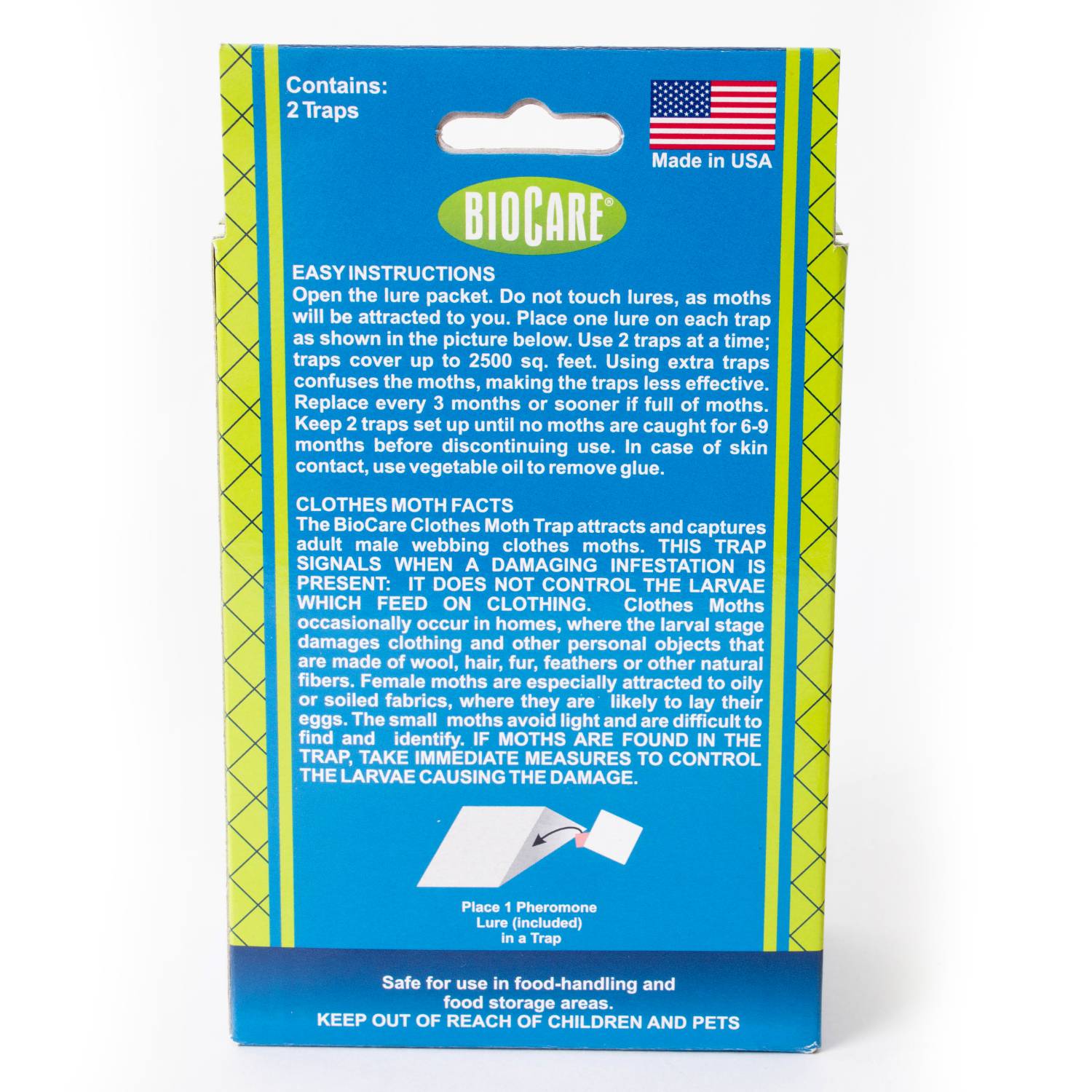 Biocare Clothes Moth Sticky Traps for sale online