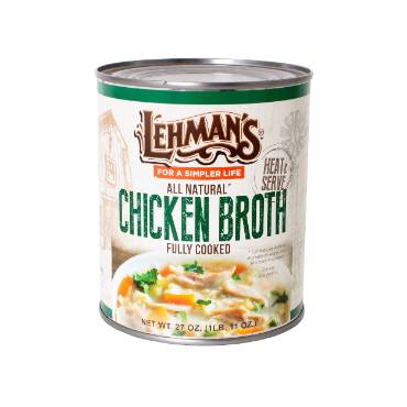 Lehman's Canned Chicken Broth