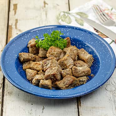 Freeze-Dried Top Round Beef Cubes