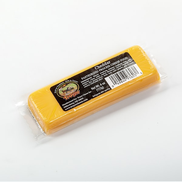 ShelfStable Cheddar Cheese Food, Five 4oz Pack Lehman's