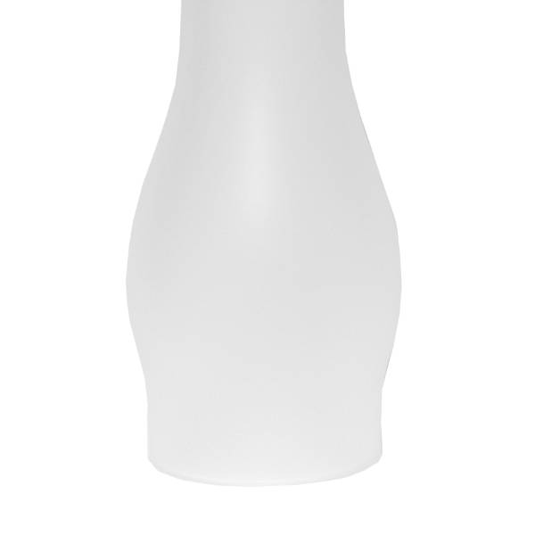 Frosted Oil Lamp Chimney 27/8 base, Chimneys and Globes Lehman's