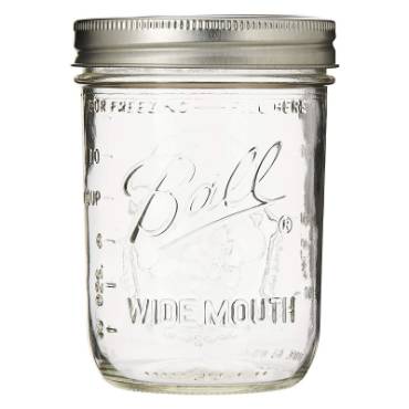 Ball Wide-Mouth Pint Canning Jars (12)
