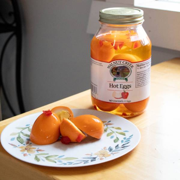 Hot Pickled Eggs, Canned Food Lehman's