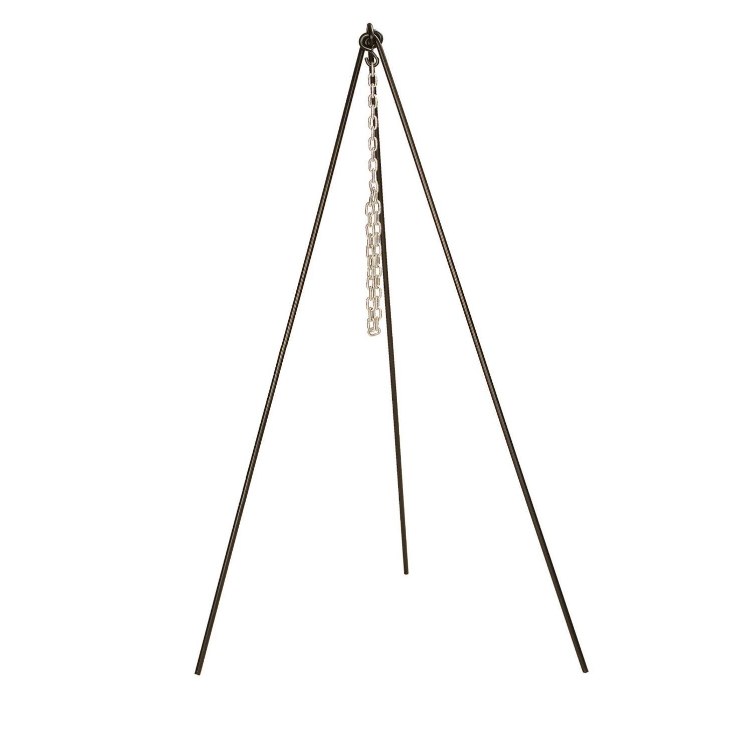 Camp Chef Dutch Oven 50 Tripod, Steel Chain for Hanging Cookware, TRIPOD50