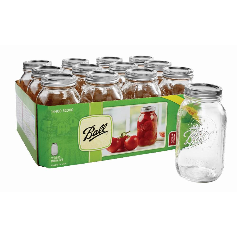 Wide Mouth Glass Half Gallon Canning Jars w/ Lids & Bands - 6 Pk by Ball at  Fleet Farm