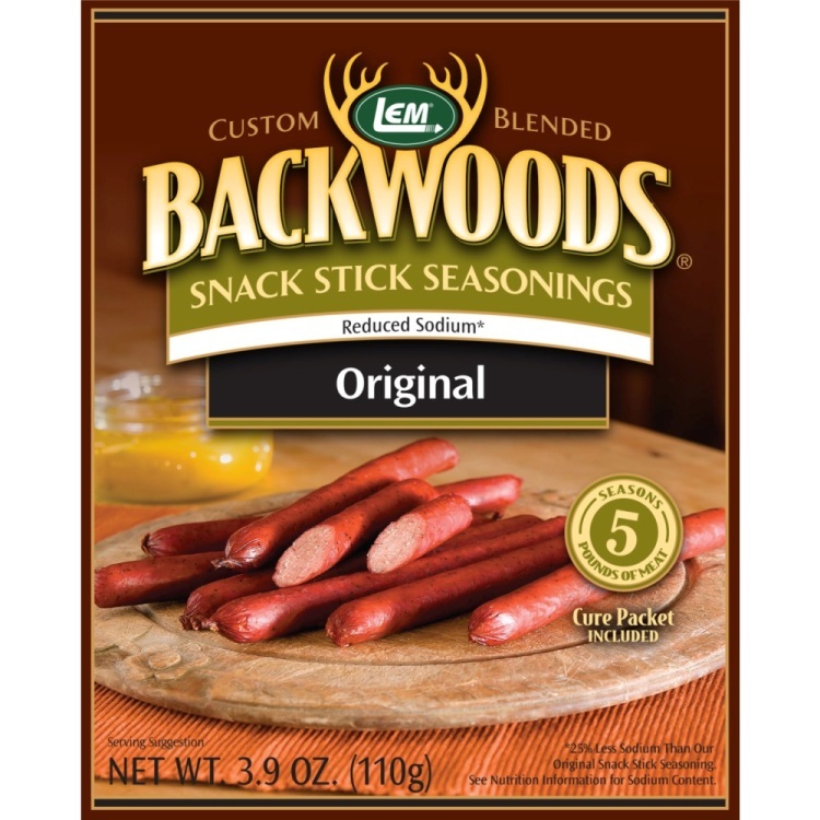 Backwoods Reduced Sodium Original Snack Stick Seasoning