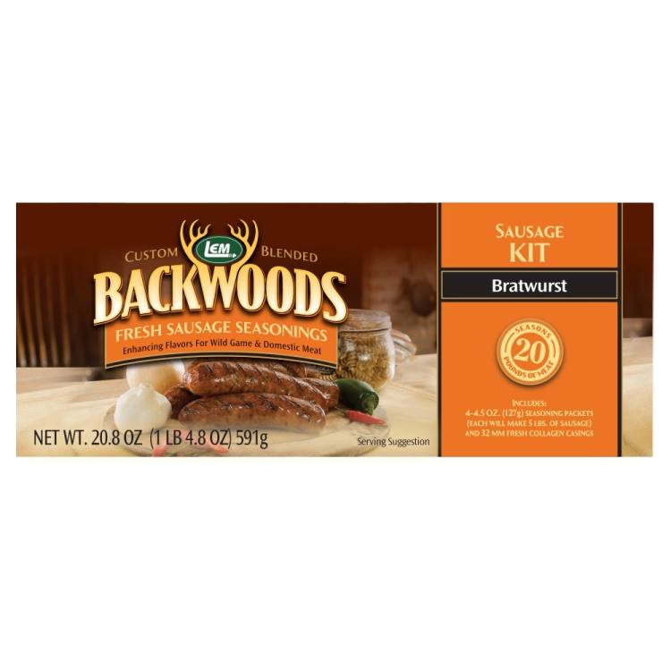 Backwoods Bratwurst Fresh Sausage Kit