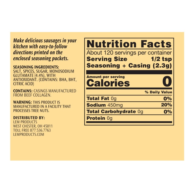 Backwoods® Breakfast Fresh Sausage Kits LEM Products