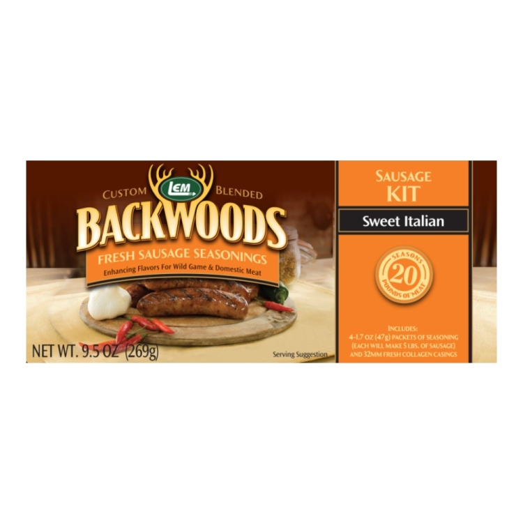 Backwoods Sweet Italian Fresh Sausage Kit