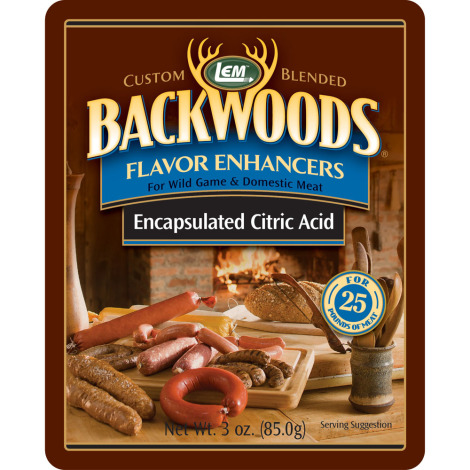 Backwoods Encapsulated Citric Acid - 3 oz. For 25 Pounds Of Meat