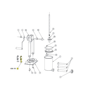 Part - Clamp for 5 & 15 lb. Vertical Stuffers # 606, 606SS, 607, 607SS, 1569, 1606, 1607