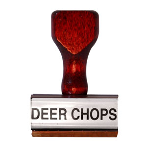 Deer Chops Stamp