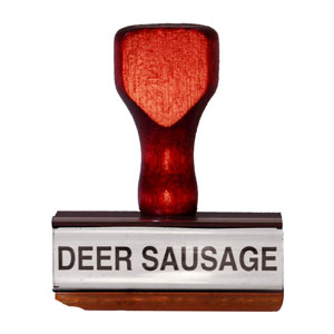 Deer Sausage Stamp
