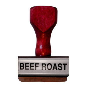 Beef Roast Stamp