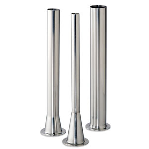Stainless Steel Stuffing Tubes With 1- 9/16" Base