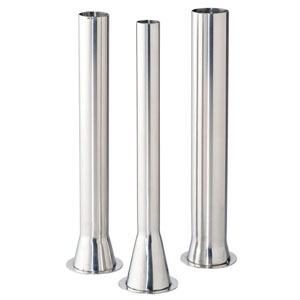 Stainless Steel Stuffing Tubes With 2" Base