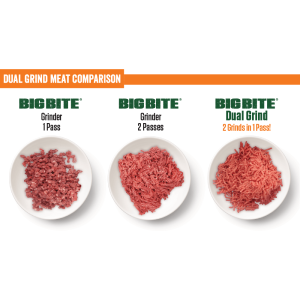 Dual Grind Meat Grinder Meat Comparison