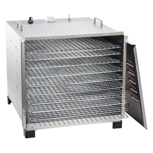Big Bite Stainless Steel Dehydrator with 12 Hour Timer