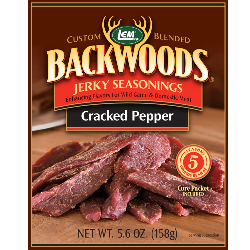 Backwoods® Cracked Pepper Jerky Seasoning