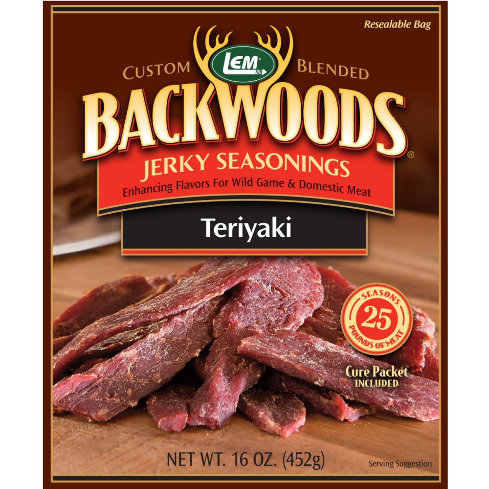 Backwoods Teriyaki Jerky Seasoning - Makes 25 lbs.