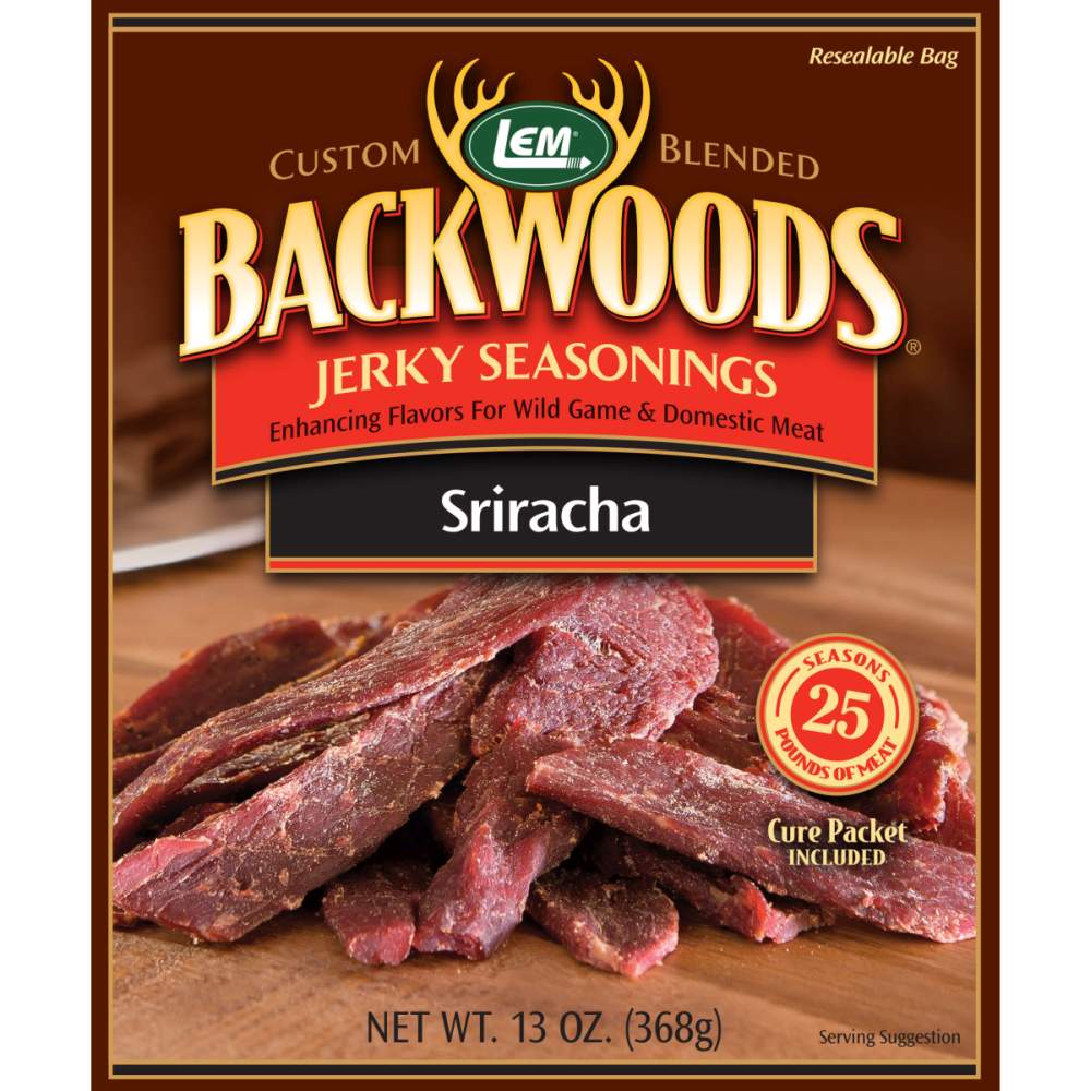 Backwoods Sriracha Jerky Seasoning Makes 25 lbs.