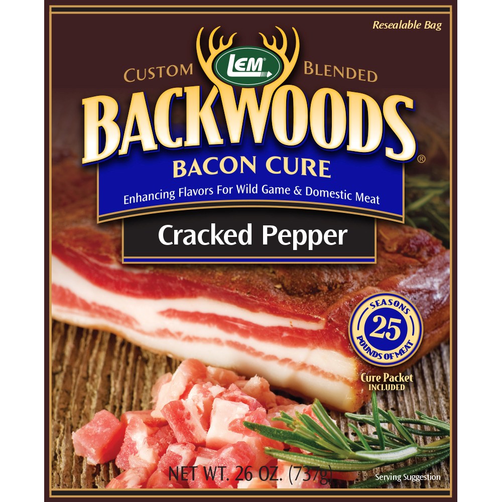 Backwoods® Cracked Pepper Bacon Cure