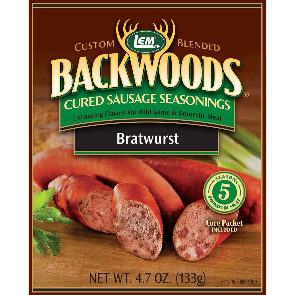 Backwoods Bratwurst Cured Sausage Seasoning - Makes 5 lbs.