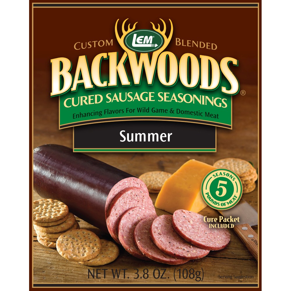 Backwoods Summer Sausage Cured Sausage Seasoning - Makes 25 lbs.