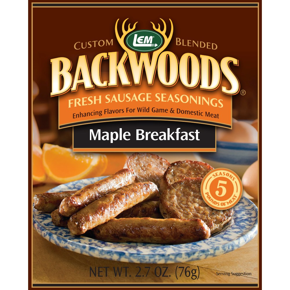 Backwoods Maple Breakfast Fresh Sausage Seasoning - Makes 5 lbs.