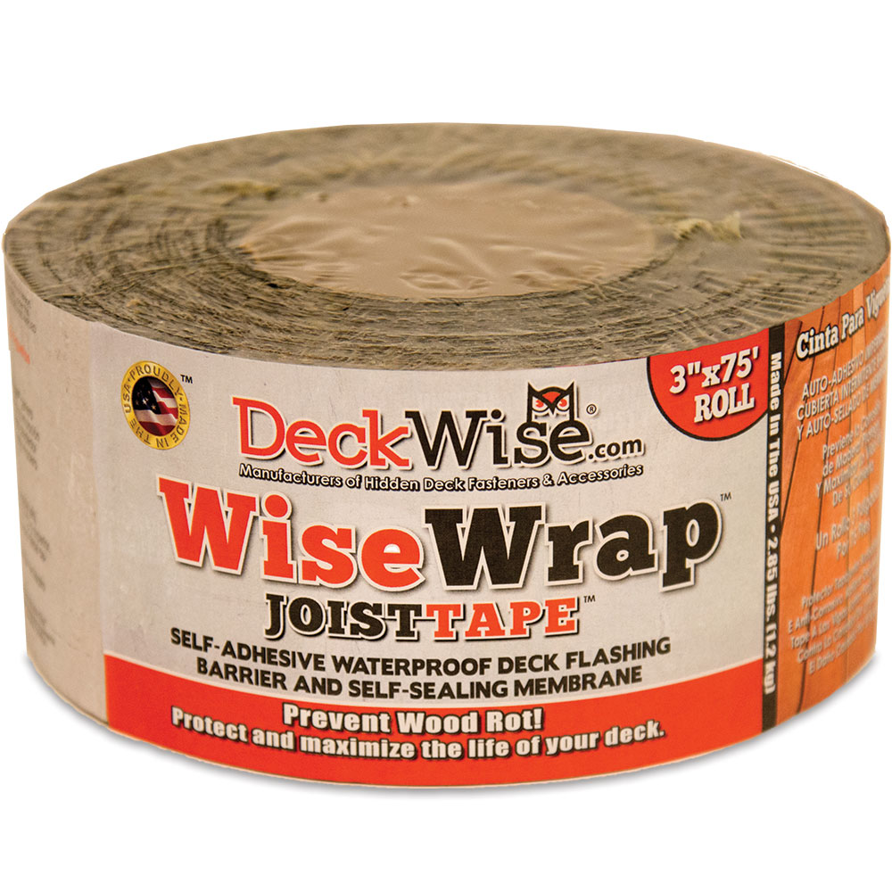 DeckWise Joist Tape 3" x 75 ft - WiseWrap