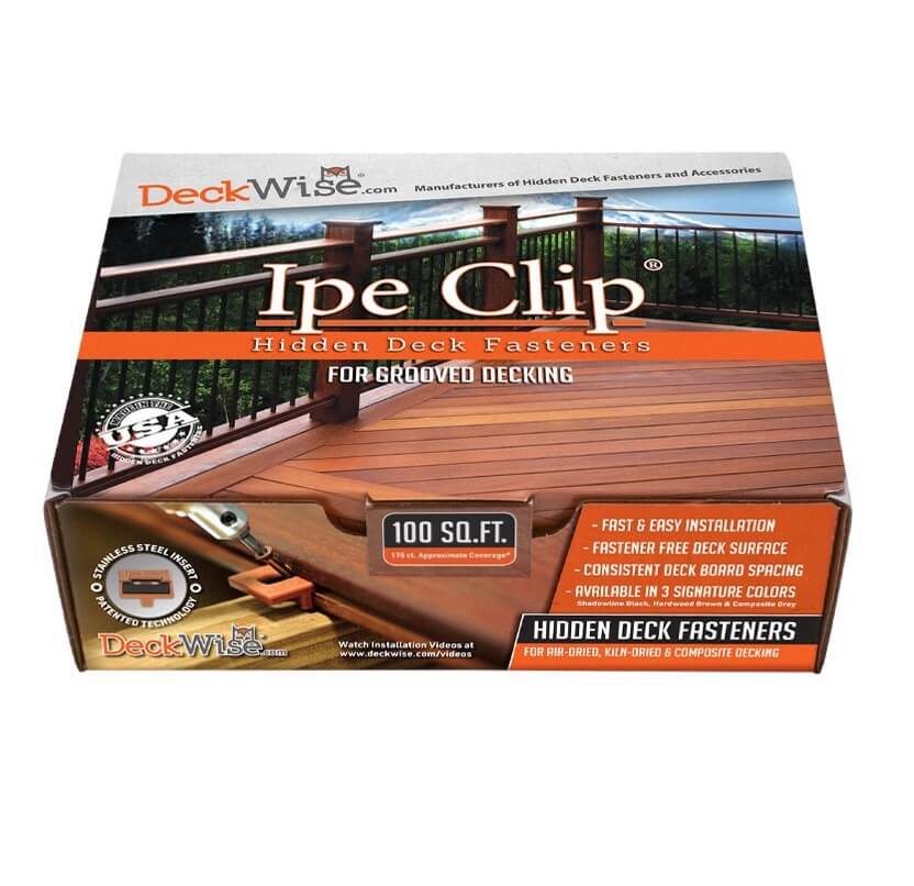 Deckwise® Ipe Clip® ExtremeKD® for 1/4" Spacing