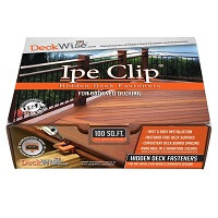 Deckwise® Ipe Clip® ExtremeKD® for 1/4" Spacing