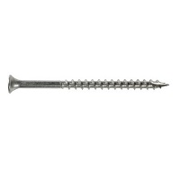 100 SQUARE DRIVE * 63mm A4 MARINE GRADE STAINLESS STEEL DECKING DECK SCREW 