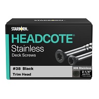 HEADCOTE® Trim Screw #7 x 2-1/4" 305 Stainless Steel