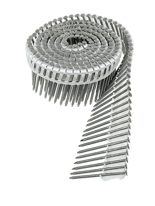 Siding Nails - Inserted Plastic Coil