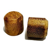 Hardwood Ipe Plugs with chamfered ends 3/8 diameter