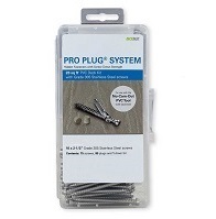 Pro Plug® System with Stainless screws for use with AZEK® Decks