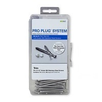 Pro Plug® System with Stainless Steel Screws for use with AZEK® Trim