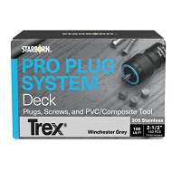Pro Plug® System Kit for Trex® - with Stainless Steel Screws