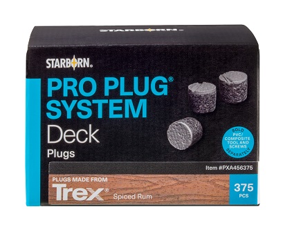 Pro Plug® System for Trex® Decks - 375 Plugs 